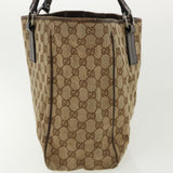 Gucci GG Canvas Hand Bag Beige 113017 36542