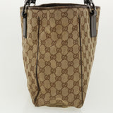 Gucci GG Canvas Hand Bag Beige 113017 36542