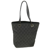 Gucci GG Canvas Tote Bag Black 31244 36578