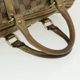 Gucci GG crystal Boston Bag Coated Canvas Beige Gold 193603 36636