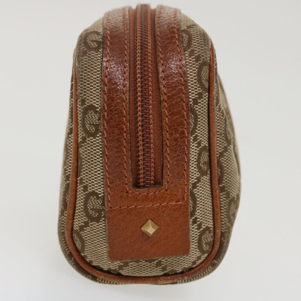 Gucci GG Canvas Pouch Beige 120978 36673