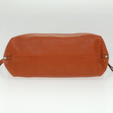 Gucci Shoulder Bag Leather Orange Brown 232952 36699