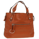 Gucci Shoulder Bag Leather Orange Brown 232952 36699