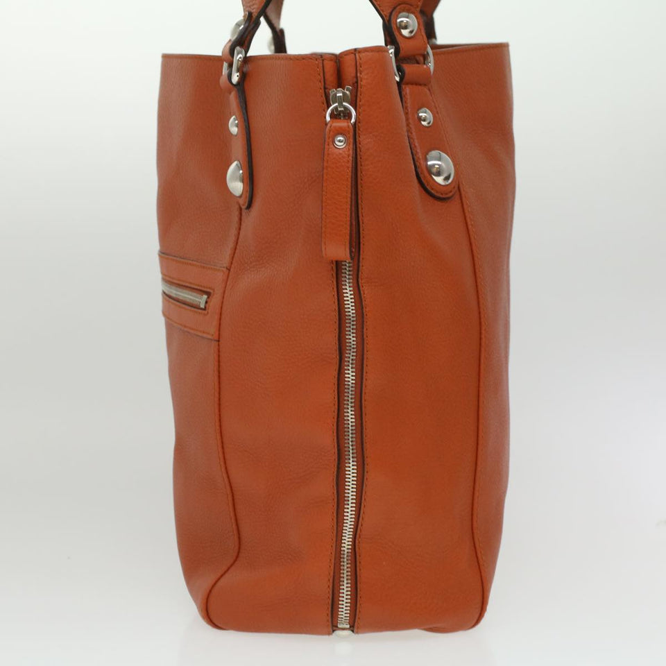 Gucci Shoulder Bag Leather Orange Brown 232952 36699