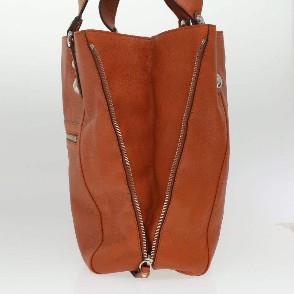 Gucci Shoulder Bag Leather Orange Brown 232952 36699
