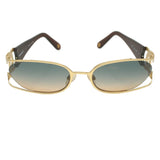 Gucci Sunglasses Platstick Gold Brown 36713