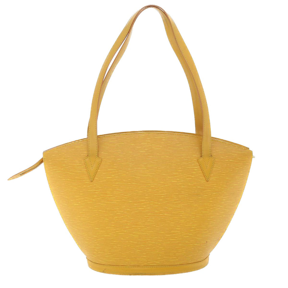 Louis Vuitton Epi Saint Jacques Shopping Shoulder Bag Yellow Auth
