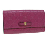 Gucci Guccissima Long Wallet Pink 388679 36795
