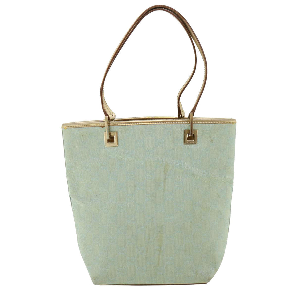 Gucci GG Canvas Shoulder Bag Light Blue 0021099 36815