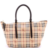 Burberry Salisbury Medium Haymarket Canvas Tote – Bags Junction