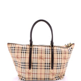 Burberry Salisbury Medium Haymarket Canvas Tote – Bags Junction