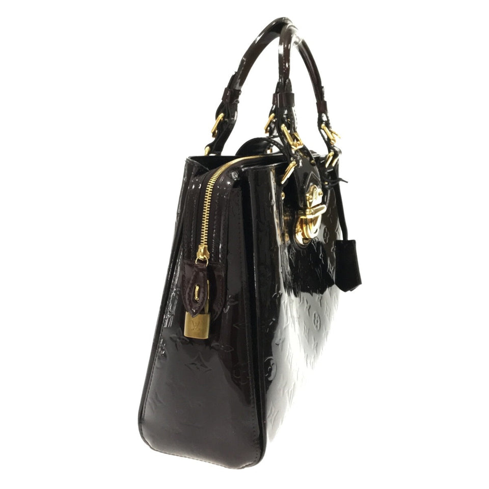 Louis Vuitton Melrose Avenue  Patent Leather  Handbag  Amaranto