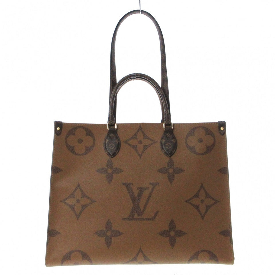 Louis Vuitton On The Go GM Monogram Reverse Canvas Tote Bag