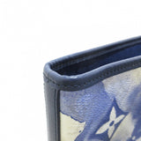Louis Vuitton Weekend Tote PM Blue Water Monogram Canvas