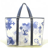 Louis Vuitton Weekend Tote PM Blue Water Monogram Canvas