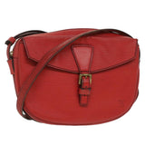 Louis Vuitton Epi June Feuille Shoulder Bag Red LV Auth