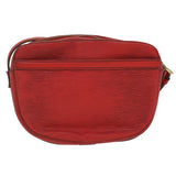 Louis Vuitton Epi June Feuille Shoulder Bag Red LV Auth