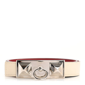 Hermes Epsom Swift 24mm Sydney Belt 80 32 Nata Rouge H
