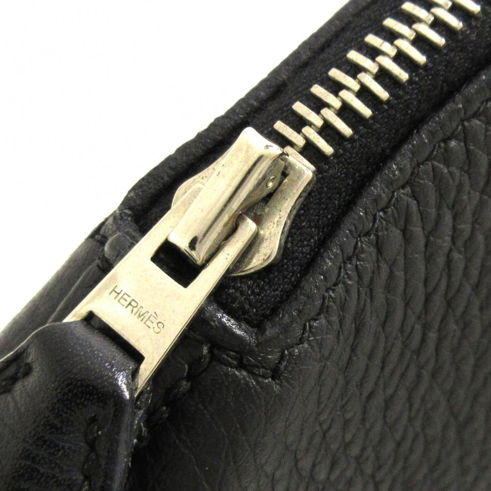Hermes Bolide Silver Metal Fittings Taurillon Clemence Handbag