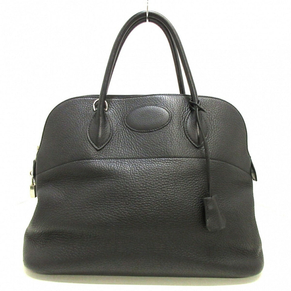 Hermes Bolide Silver Metal Fittings Taurillon Clemence Handbag