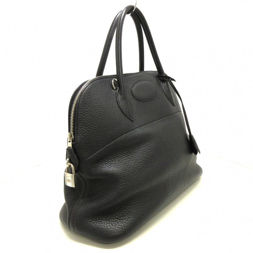 Hermes Bolide Silver Metal Fittings Taurillon Clemence Handbag