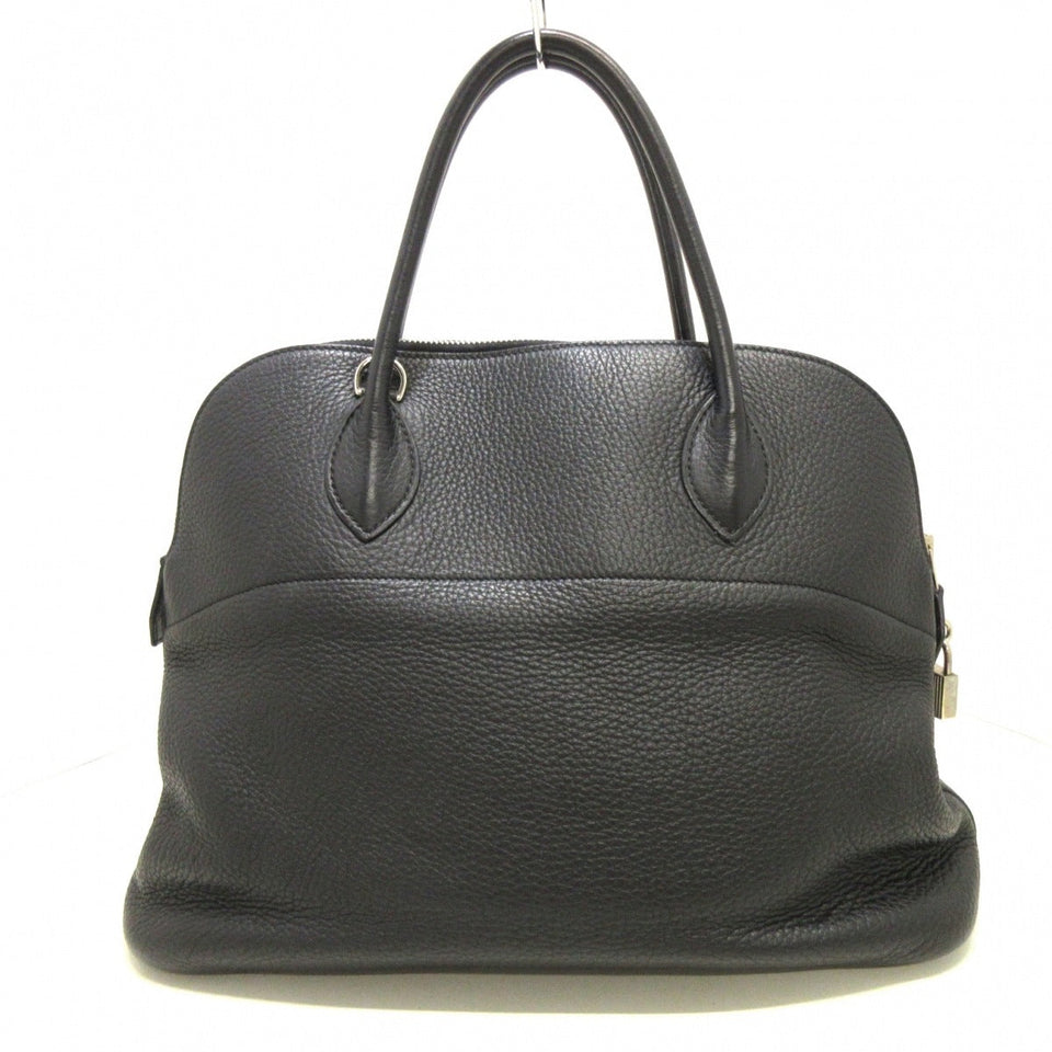 Hermes Bolide Silver Metal Fittings Taurillon Clemence Handbag