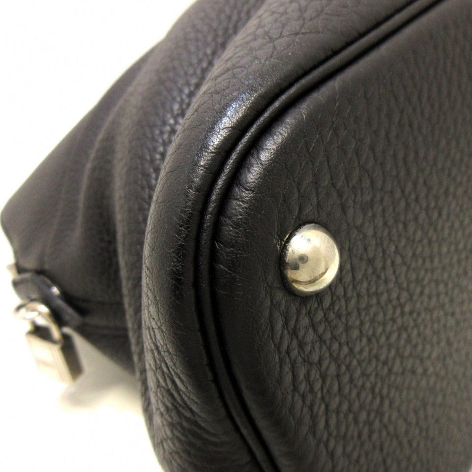 Hermes Bolide Silver Metal Fittings Taurillon Clemence Handbag