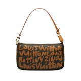 Louis Vuitton x Stephen Spro Monogram Graffiti Pochette Accessoires Baguette