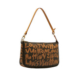 Louis Vuitton x Stephen Spro Monogram Graffiti Pochette Accessoires Baguette