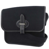 Hermes Shoulder Bag canvas black Buenaben Women