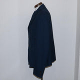Gucci Jacket Plaid Blue Black 37056