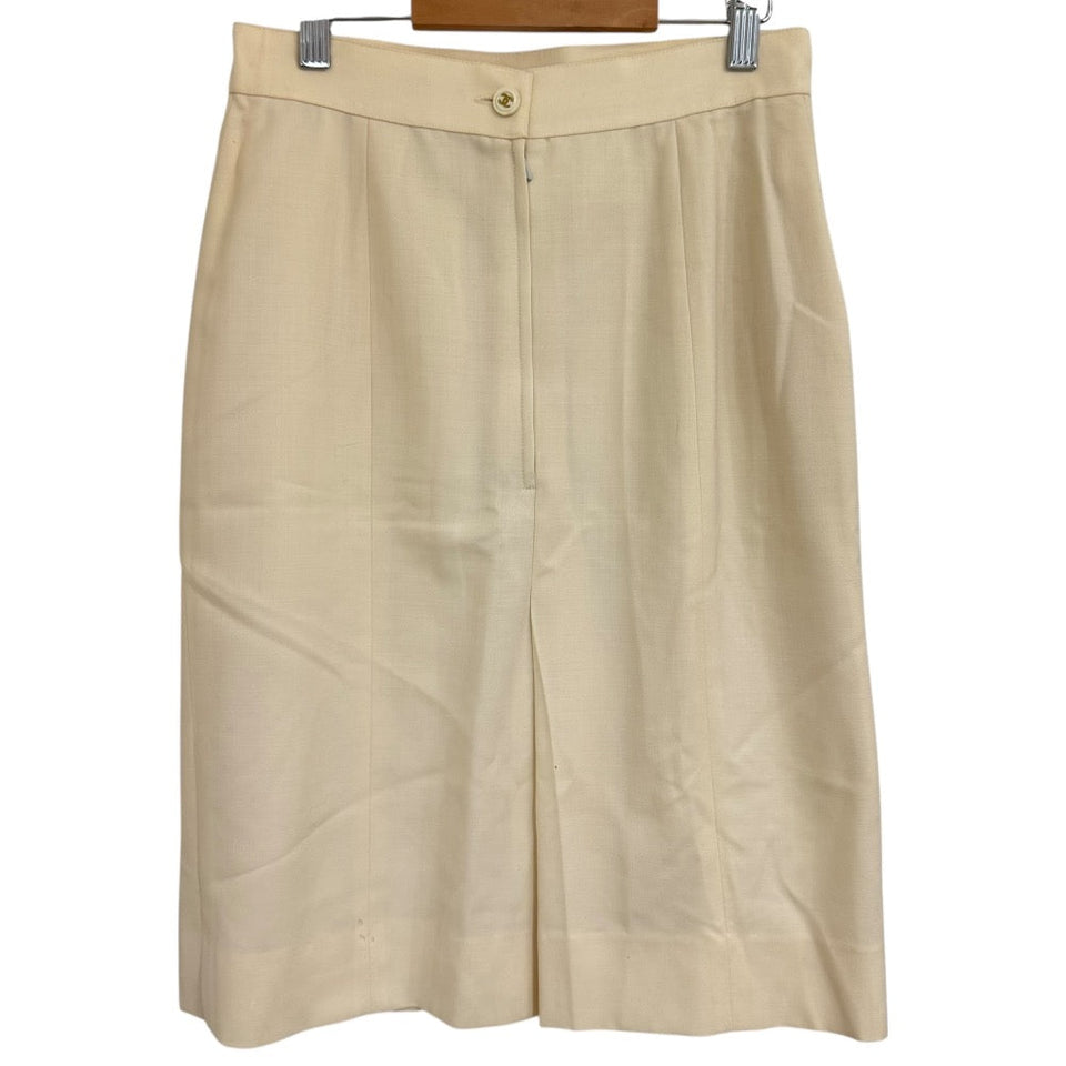 Chanel Silk Skirt