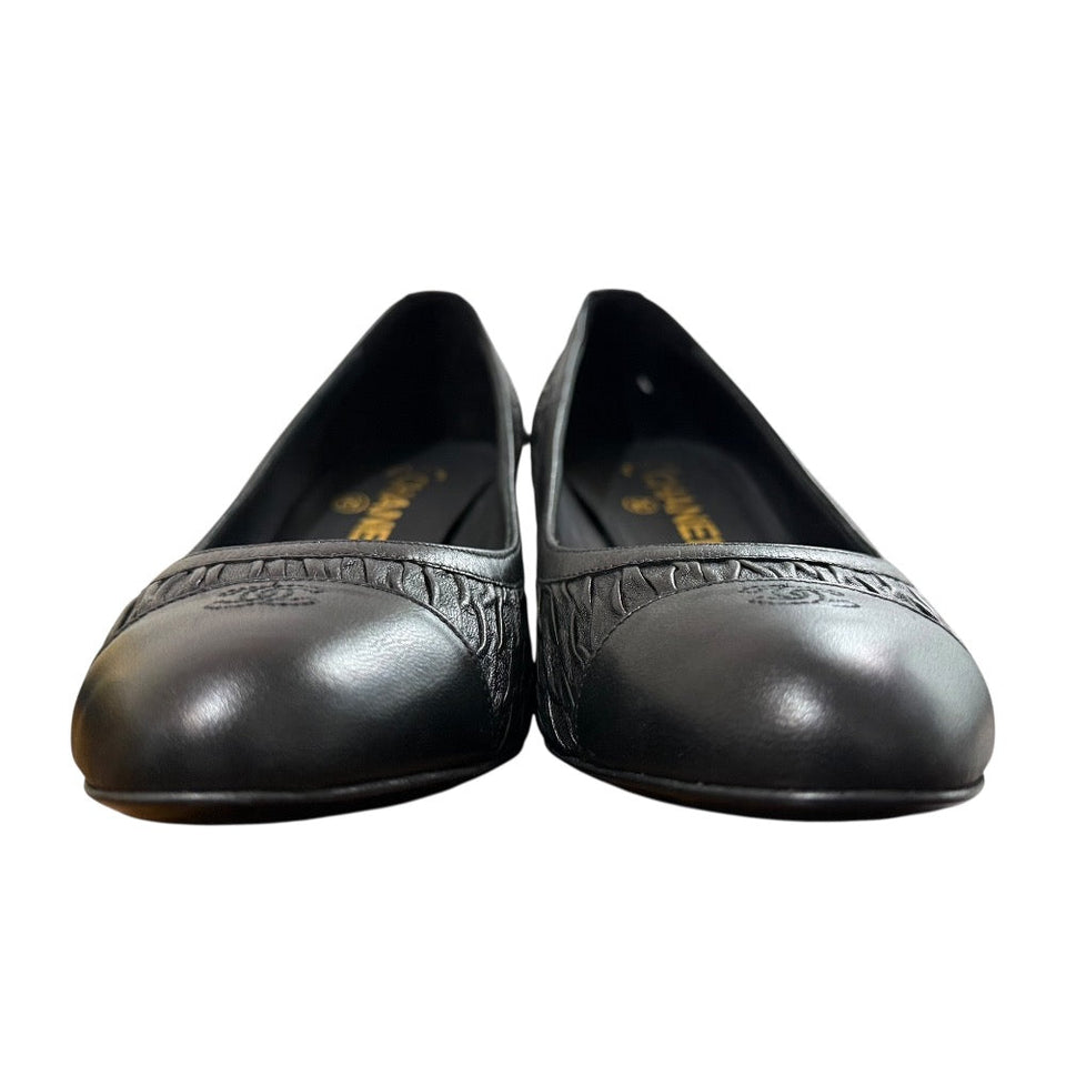 Chanel Coco Mark Calfskin Pumps