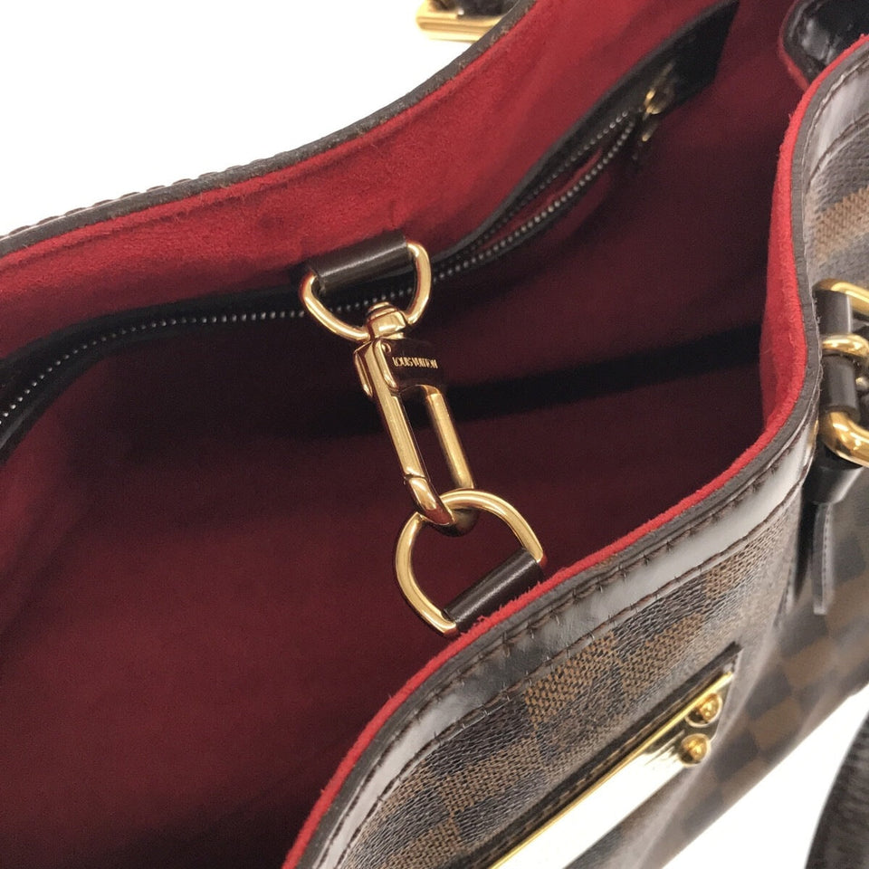 Louis Vuitton Hampstead MM Shoulder Bag Ebene Damier Canvas