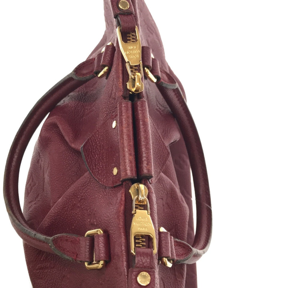 Louis Vuitton Mazarine MM Handbag Leysin Empreinte Leather