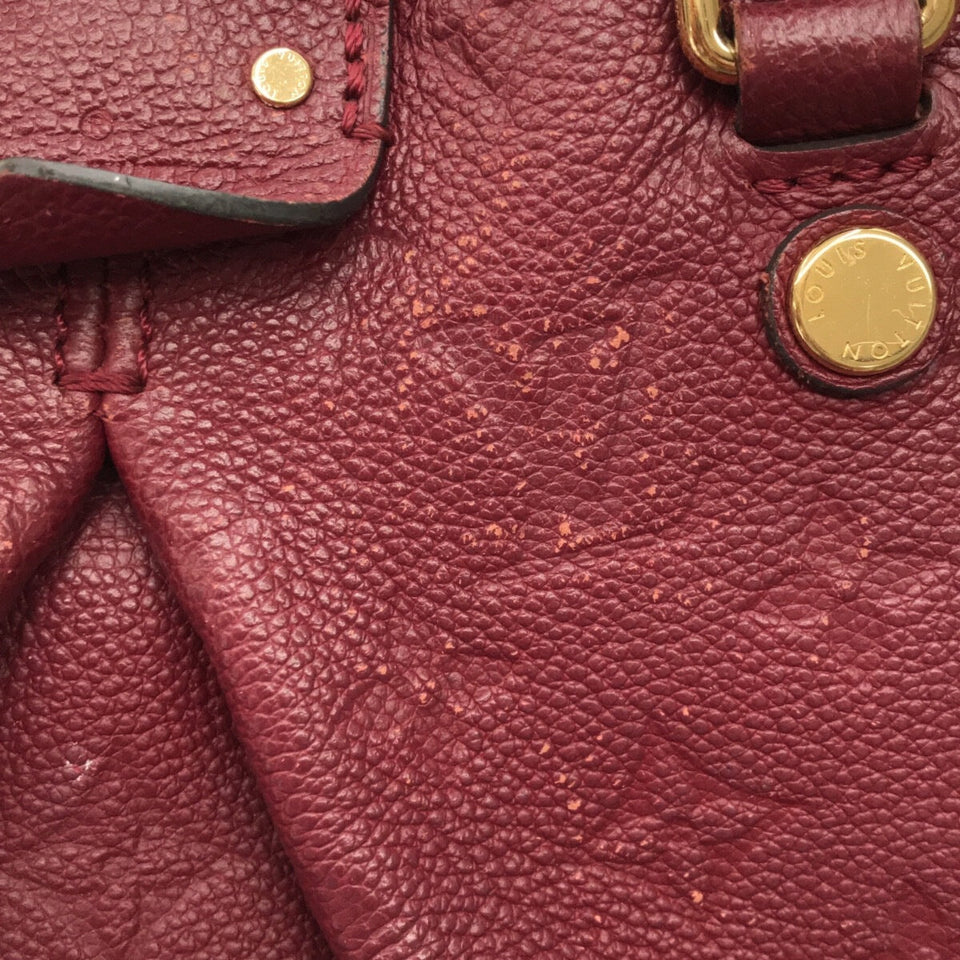 Louis Vuitton Mazarine MM Handbag Leysin Empreinte Leather