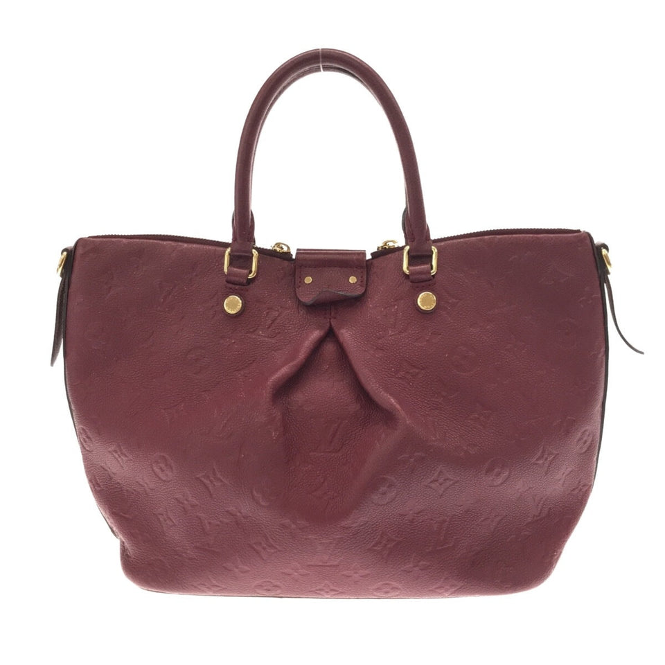 Louis Vuitton Mazarine MM Handbag Leysin Empreinte Leather