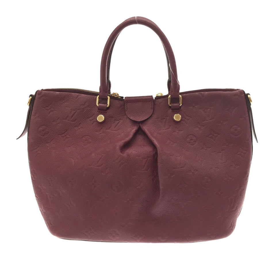 Louis Vuitton Mazarine MM Handbag Leysin Empreinte Leather