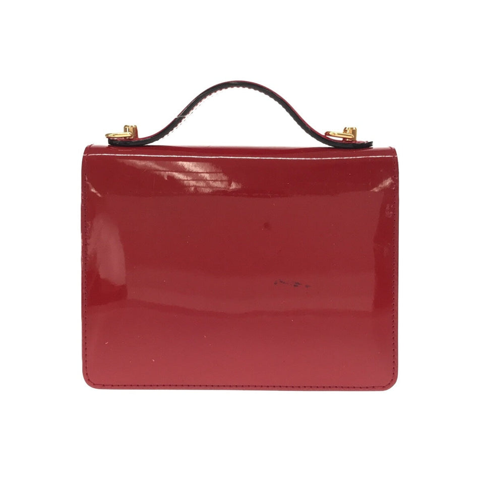 Louis Vuitton Monceau BB Handbag Rose Andian Patent Leather
