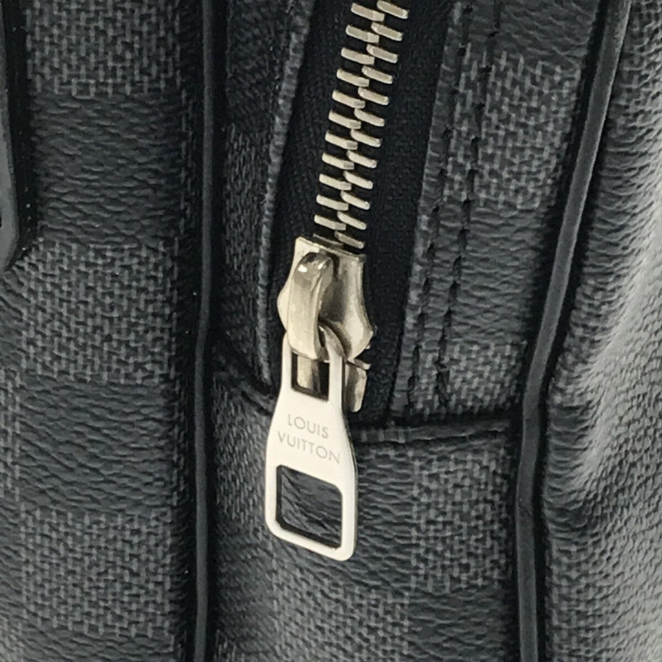 Louis Vuitton Rem Damier Graphite Canvas  Shoulder Bag