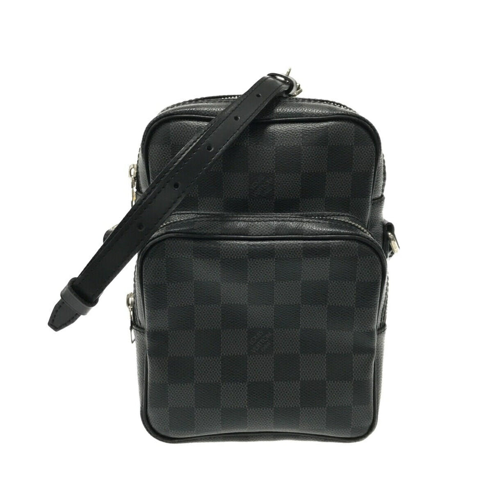 Louis Vuitton Rem Damier Graphite Canvas  Shoulder Bag