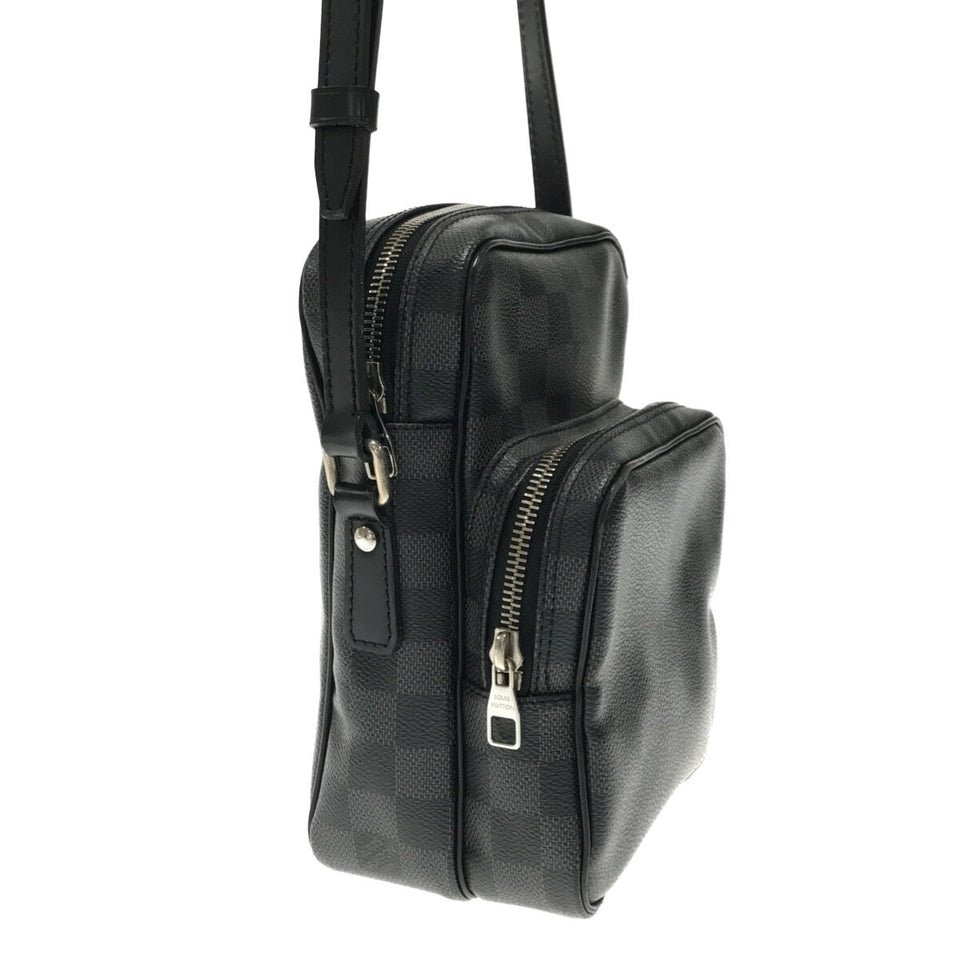 Louis Vuitton Rem Damier Graphite Canvas  Shoulder Bag