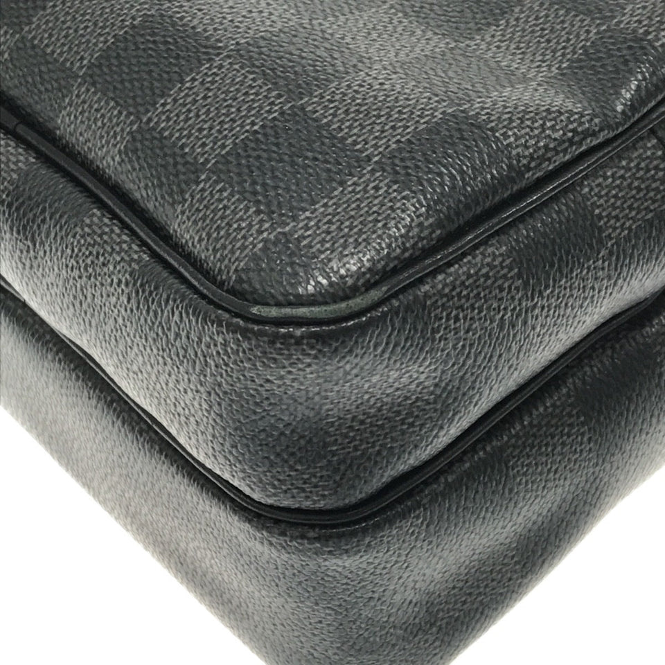 Louis Vuitton Rem Damier Graphite Canvas  Shoulder Bag