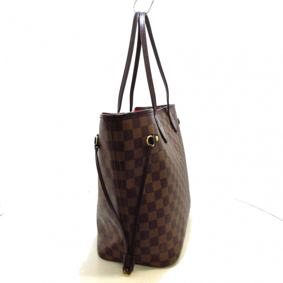 Louis Vuitton Neverfull MM Damier Canvas Tote Bag