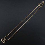 Christian Dior Logo Pendant Necklace