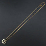 Christian Dior Logo Pendant Necklace