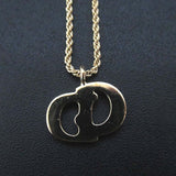 Christian Dior Logo Pendant Necklace