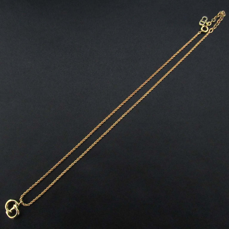 Christian Dior CD Logo Necklace