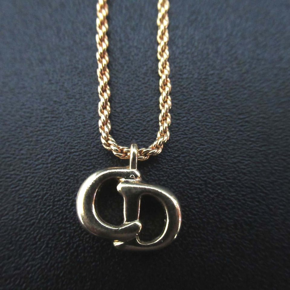 Christian Dior CD Logo Necklace