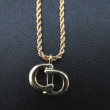Christian Dior CD Logo Necklace